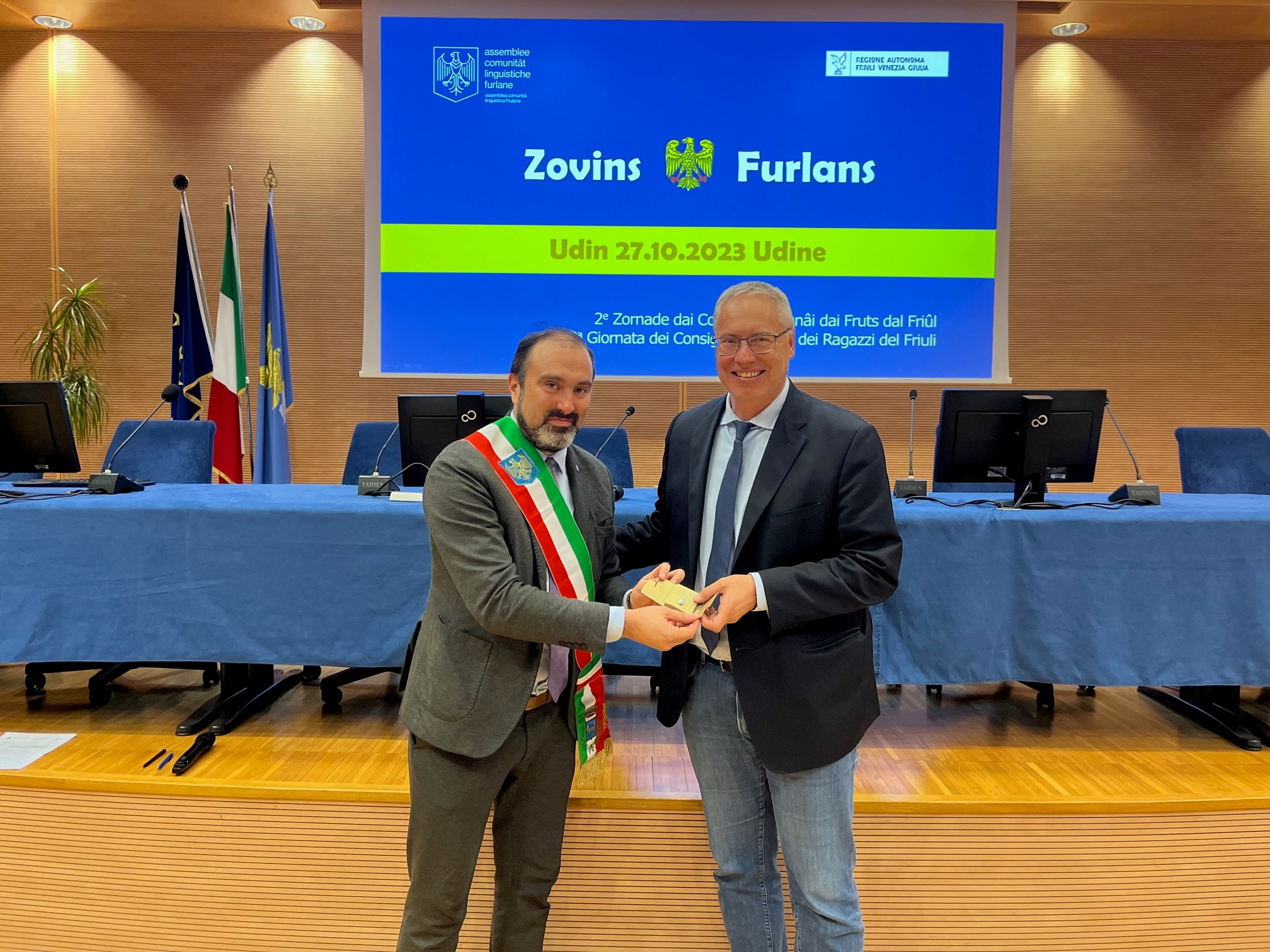 FRIULANO. BORDIN: PREMIATI DA ACLIF, ENTUSIASMO CCR È FUTURO POLITICA